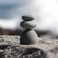 shiatsu stone balance